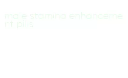male stamina enhancement pills