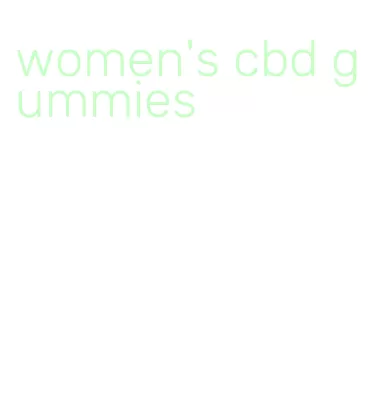 women's cbd gummies