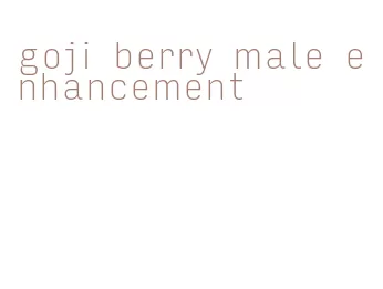 goji berry male enhancement