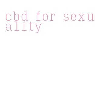 cbd for sexuality