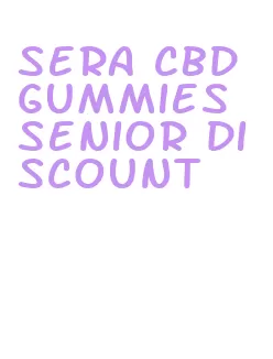 sera cbd gummies senior discount