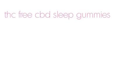 thc free cbd sleep gummies