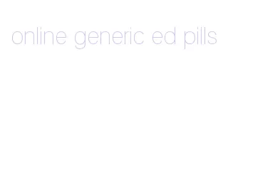 online generic ed pills