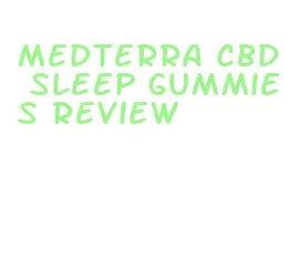 medterra cbd sleep gummies review