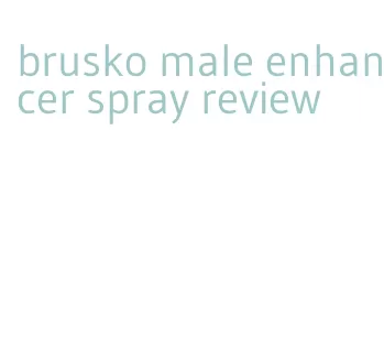 brusko male enhancer spray review