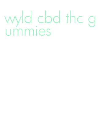 wyld cbd thc gummies