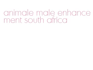 animale male enhancement south africa