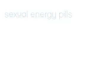 sexual energy pills