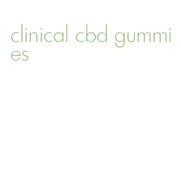 clinical cbd gummies