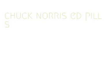 chuck norris ed pills