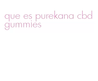 que es purekana cbd gummies