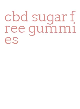 cbd sugar free gummies