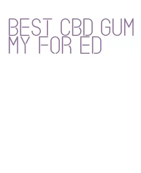best cbd gummy for ed