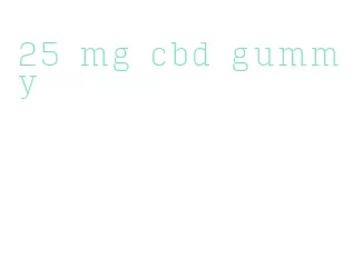 25 mg cbd gummy