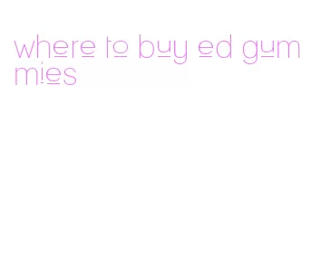 where to buy ed gummies