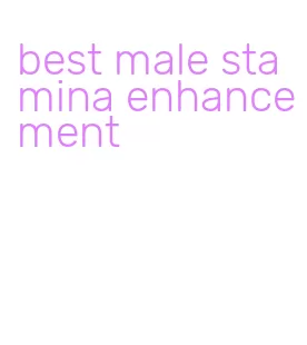 best male stamina enhancement