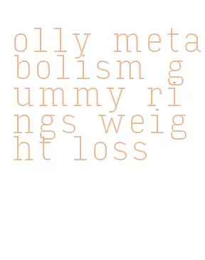 olly metabolism gummy rings weight loss