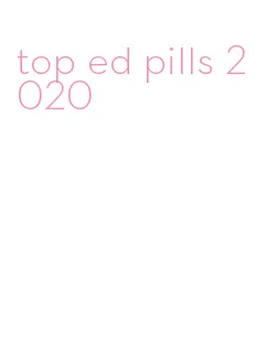 top ed pills 2020