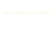 acv gummy reviews