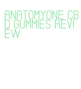 anatomyone cbd gummies review