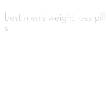 best men's weight loss pills