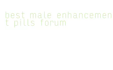 best male enhancement pills forum