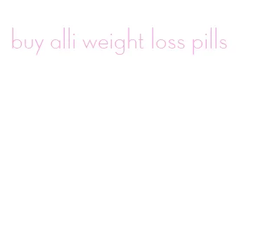 buy alli weight loss pills