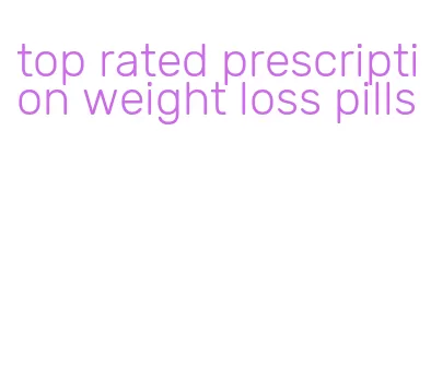 top rated prescription weight loss pills