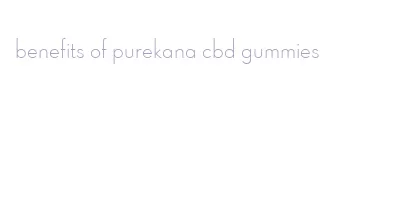 benefits of purekana cbd gummies