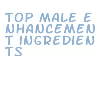 top male enhancement ingredients