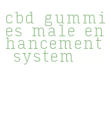 cbd gummies male enhancement system