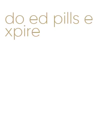 do ed pills expire