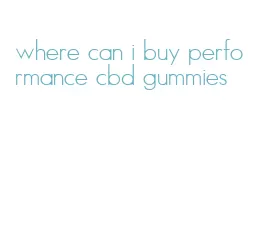 where can i buy performance cbd gummies