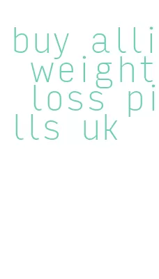 buy alli weight loss pills uk