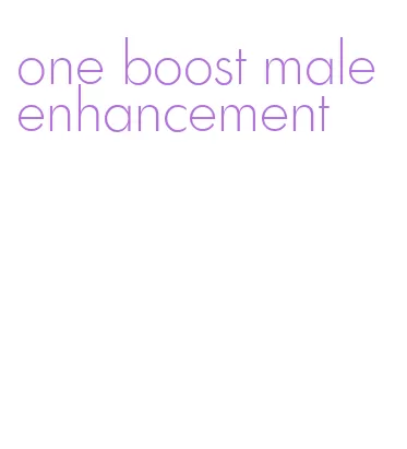 one boost male enhancement