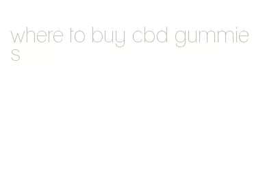 where to buy cbd gummies