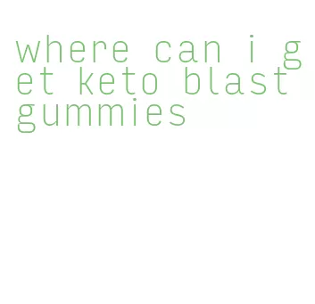 where can i get keto blast gummies