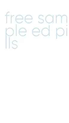 free sample ed pills