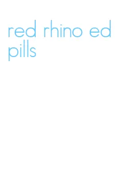 red rhino ed pills