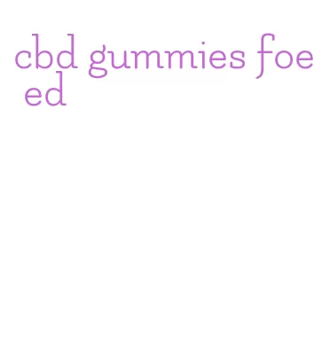 cbd gummies foe ed
