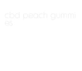 cbd peach gummies