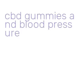 cbd gummies and blood pressure