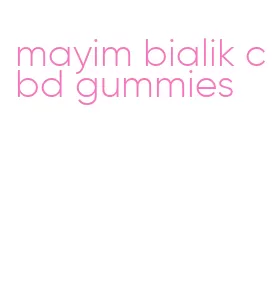 mayim bialik cbd gummies