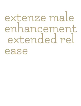 extenze male enhancement extended release