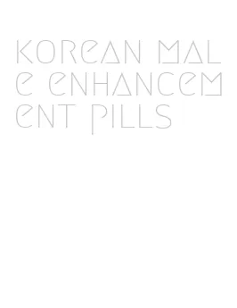 korean male enhancement pills