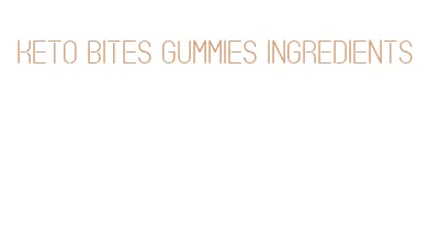 keto bites gummies ingredients
