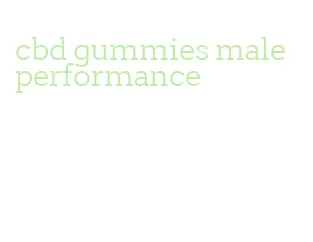 cbd gummies male performance