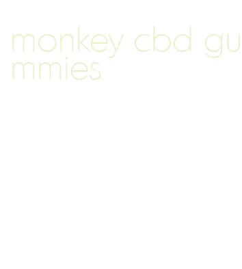 monkey cbd gummies