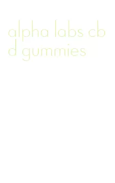 alpha labs cbd gummies