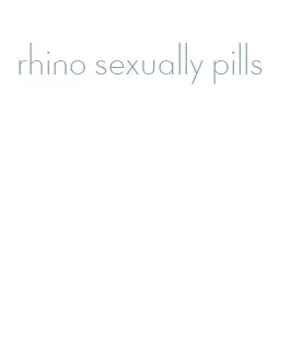 rhino sexually pills